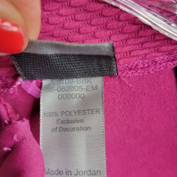 M CHAMPION full zip fuschia pink ACTIVE COAT ATHLEISURE JACKET mediu - Picture 14 of 15